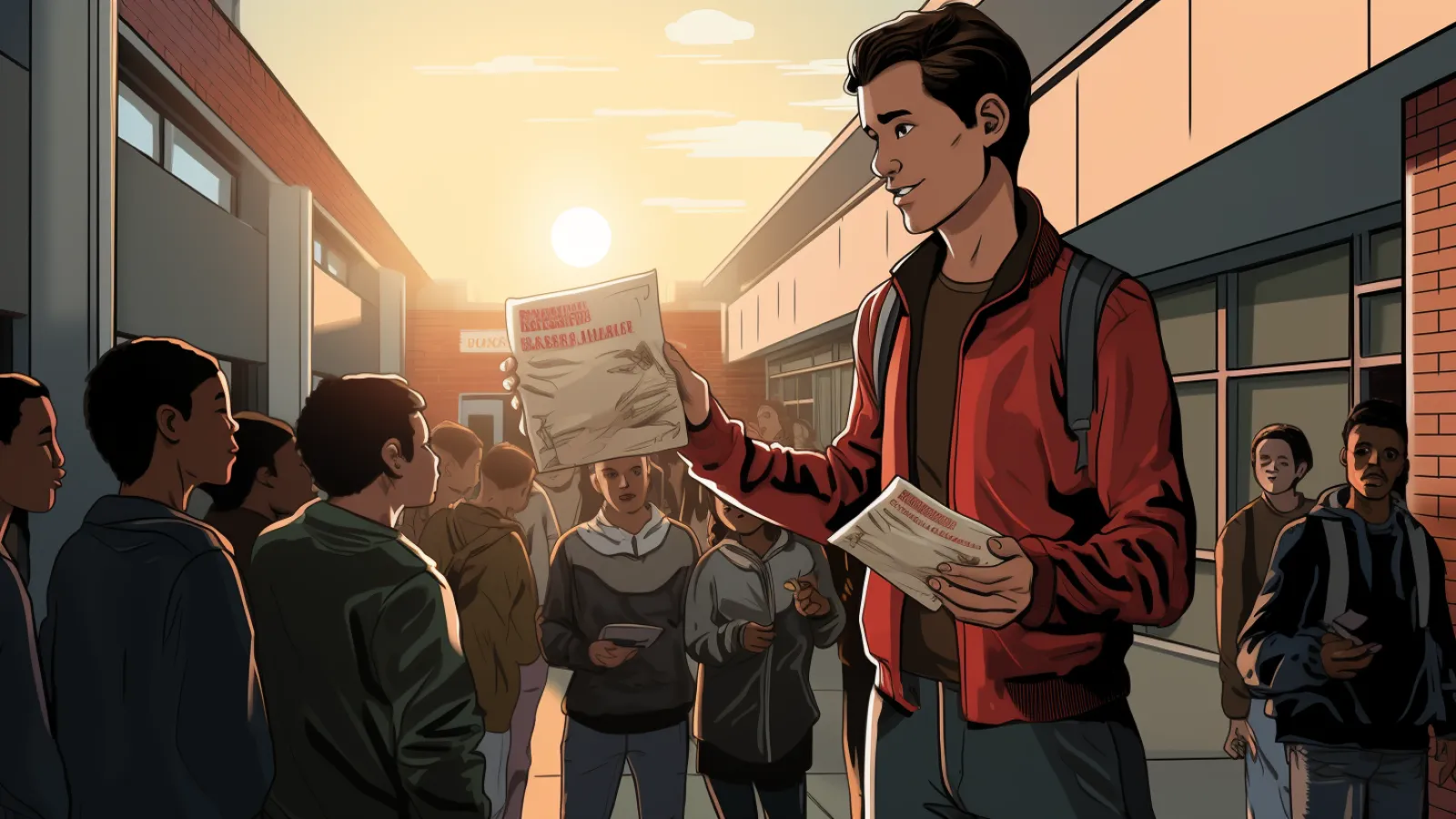illustration for hand out