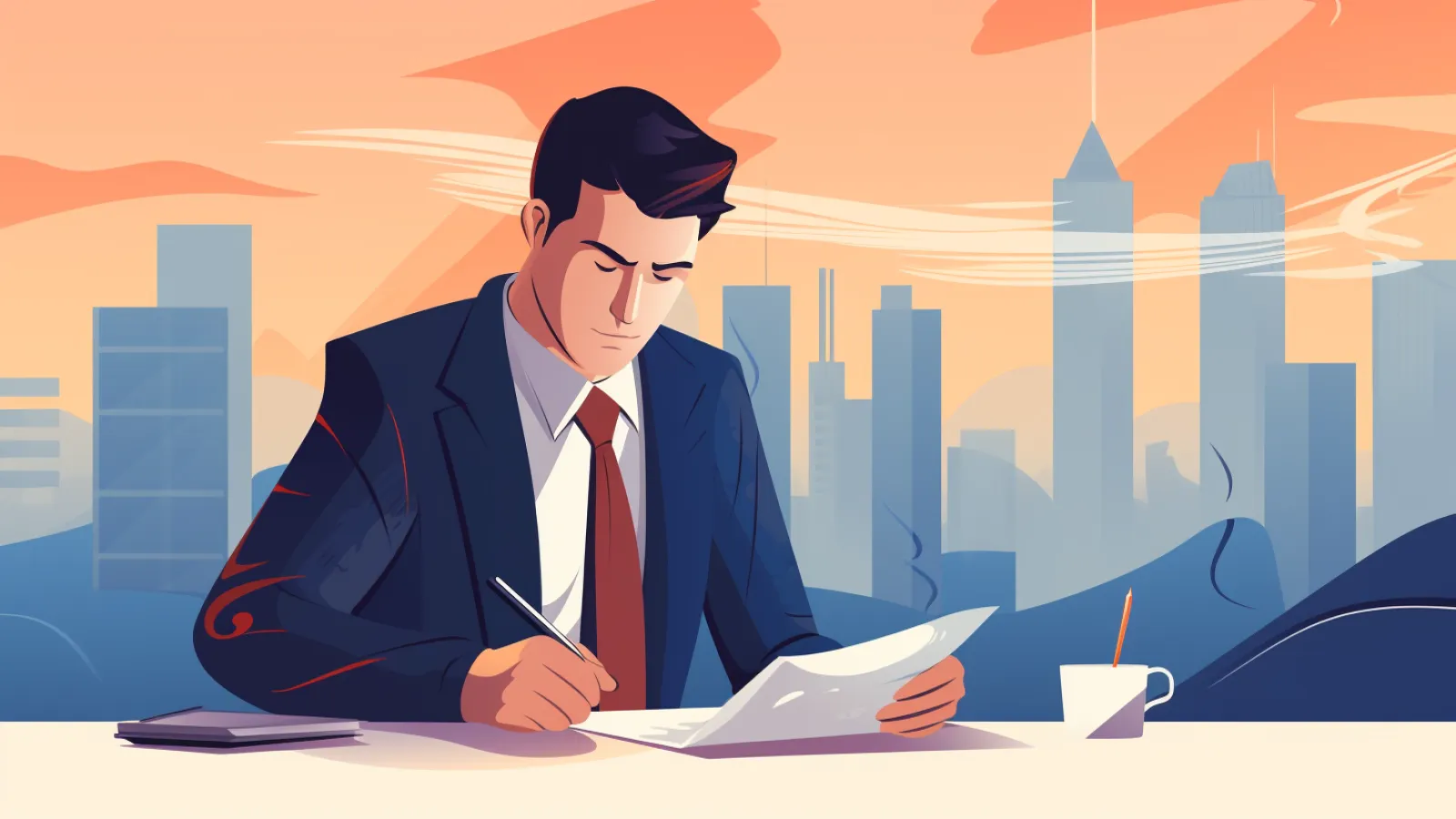 illustration for productivity
