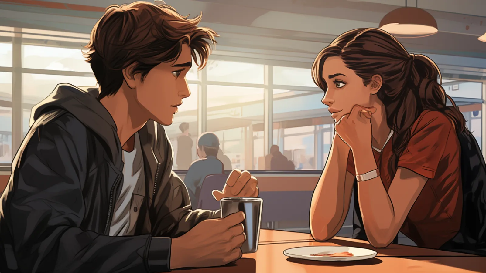 illustration for chat someone up