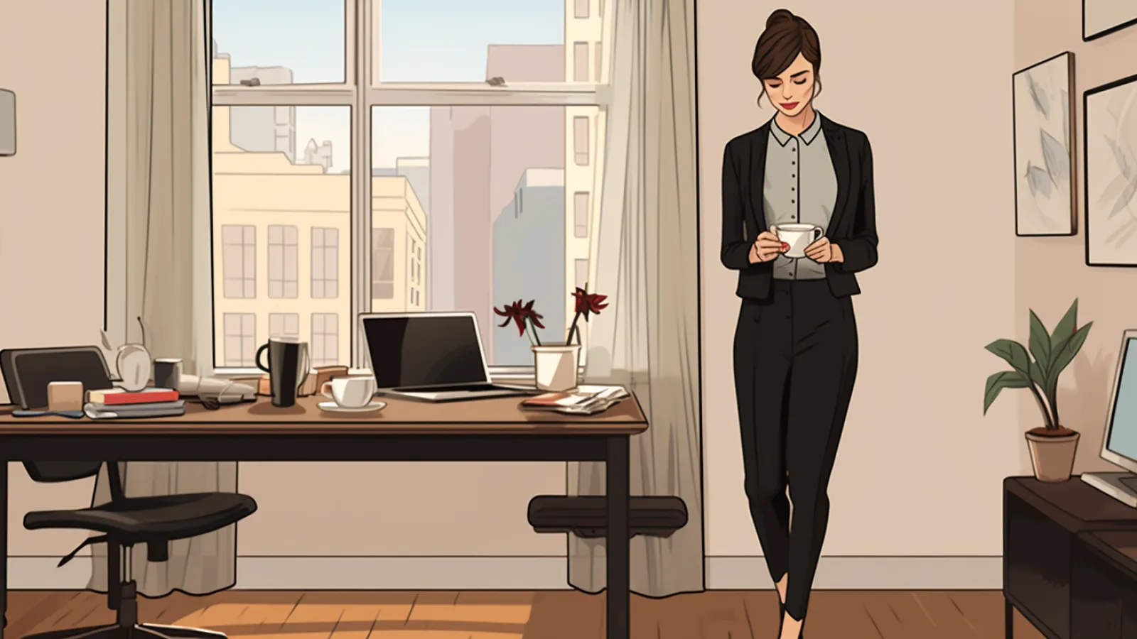 illustration for pants