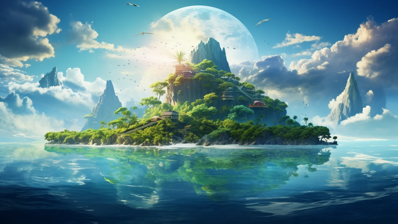 illustration for paradise