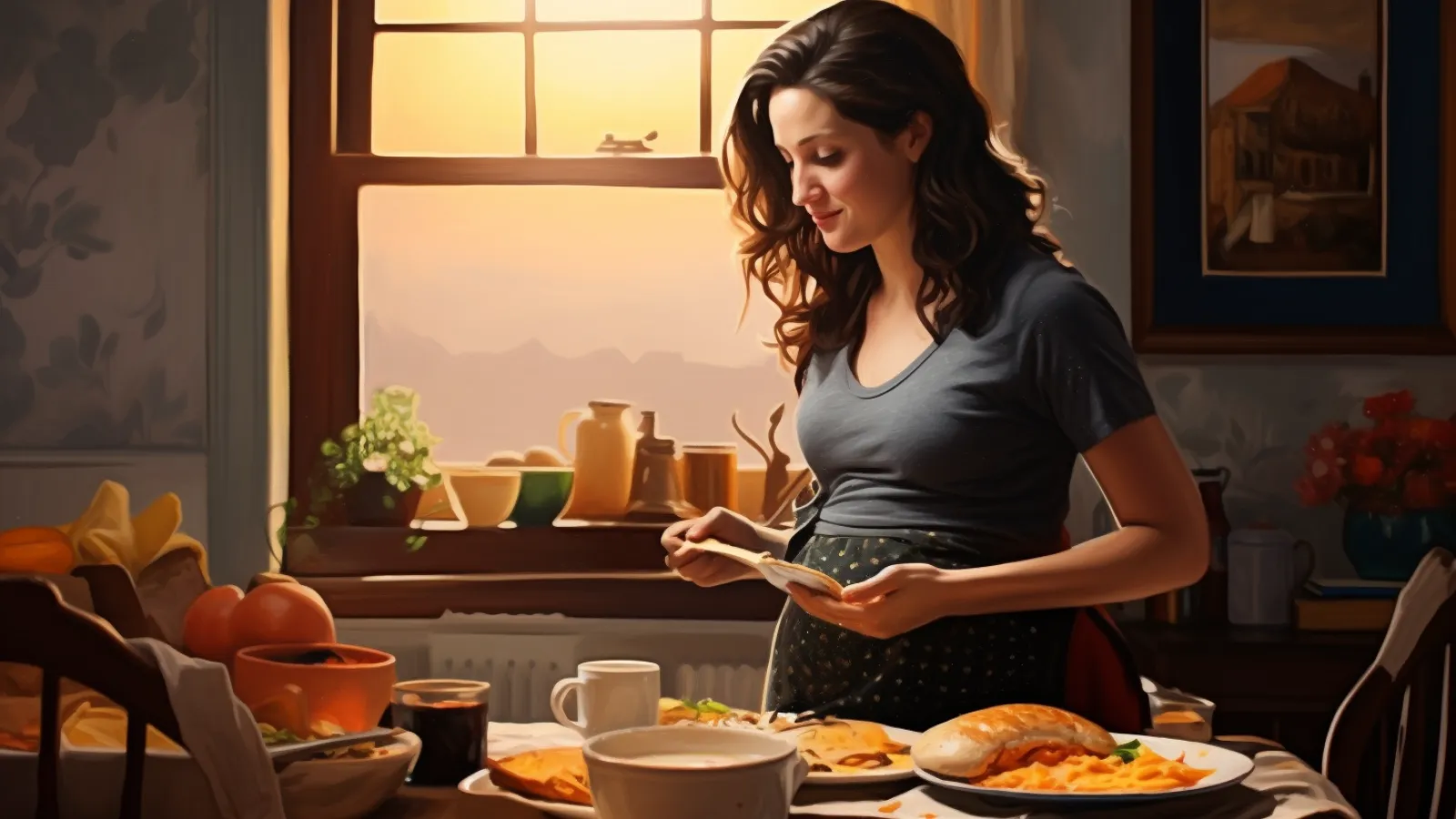 illustration for preggers