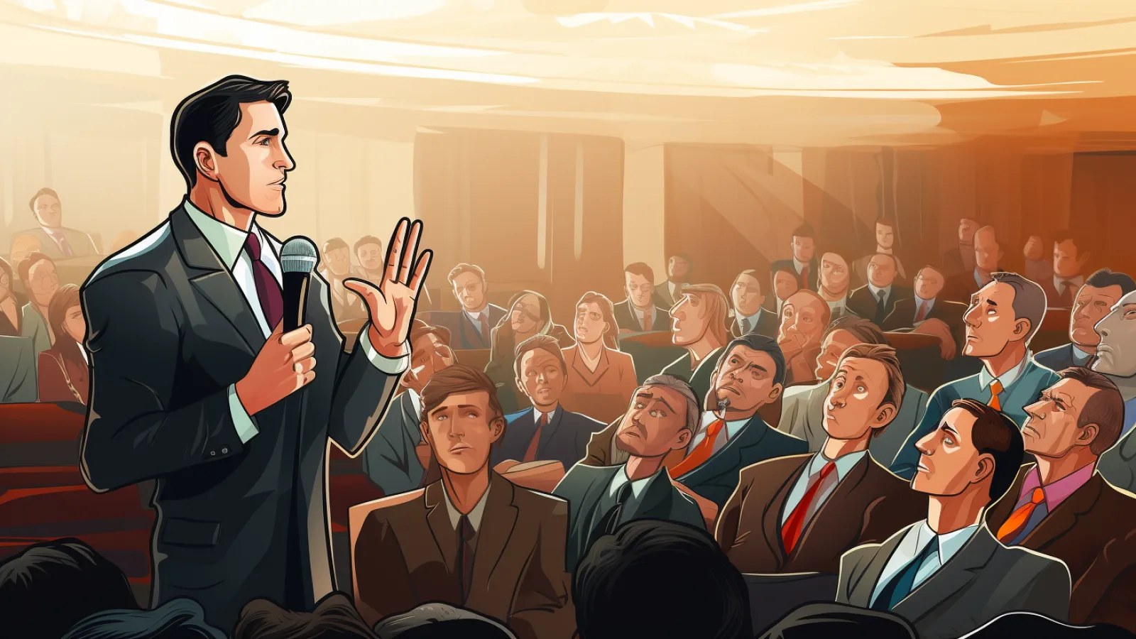 illustration for man of his word