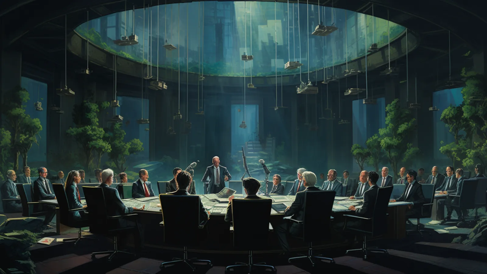 illustration for public company