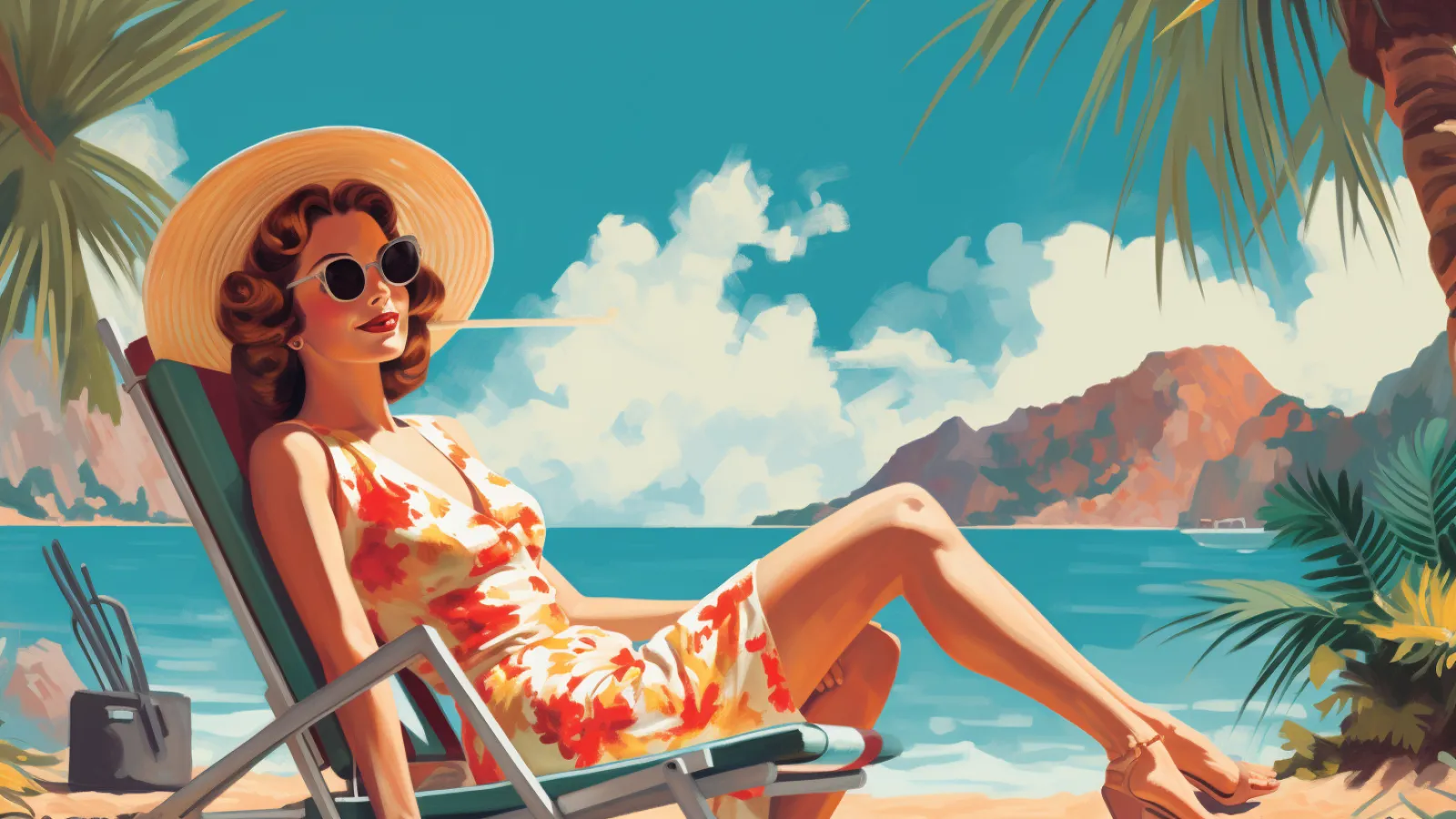 illustration for paid holiday