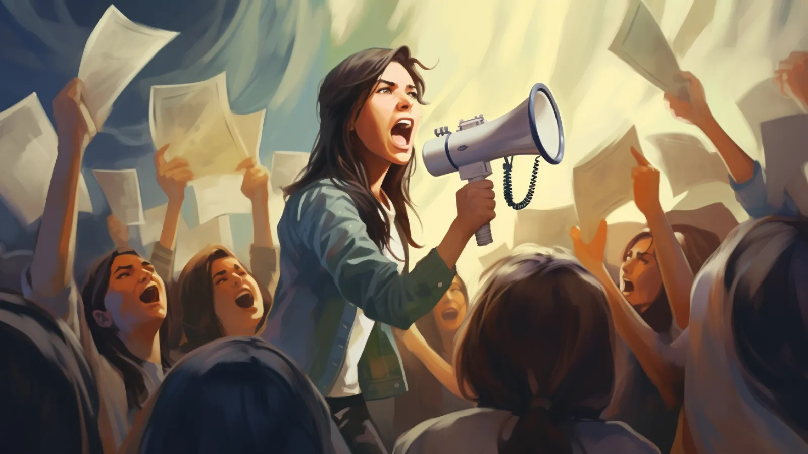 illustration for voice
