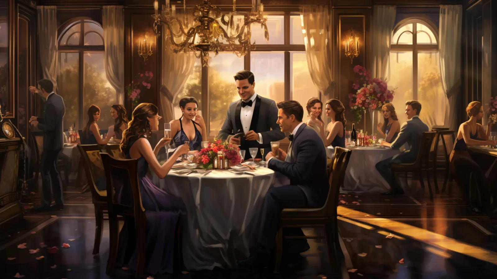 illustration for restaurant