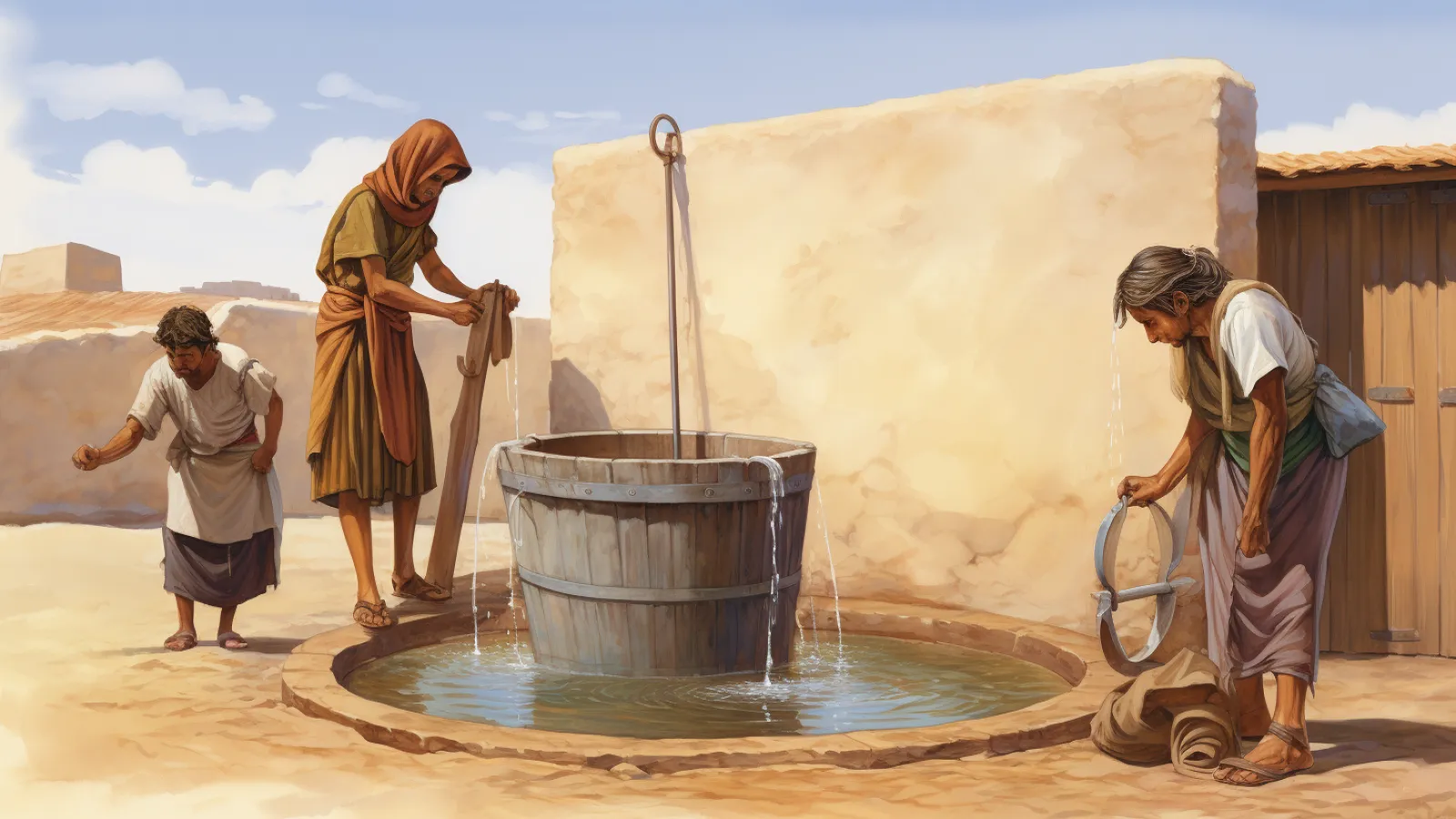 illustration for well