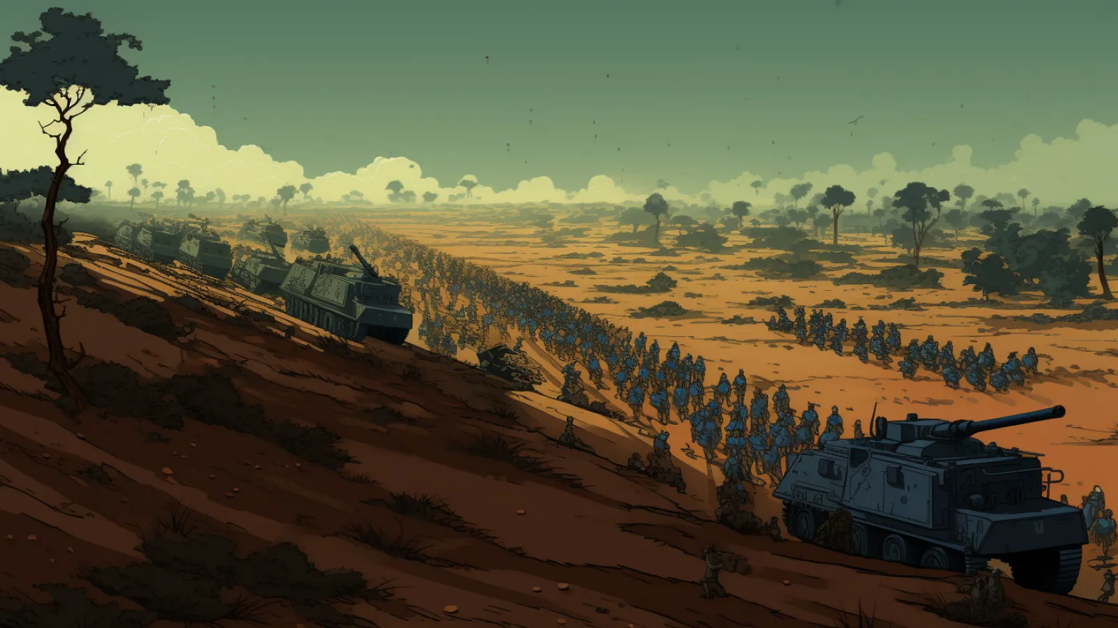 illustration for invade