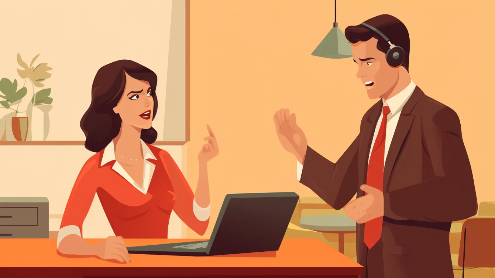 illustration for rude