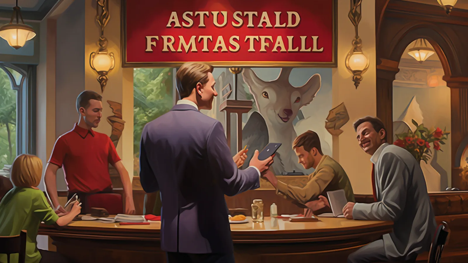 illustration for satisfy