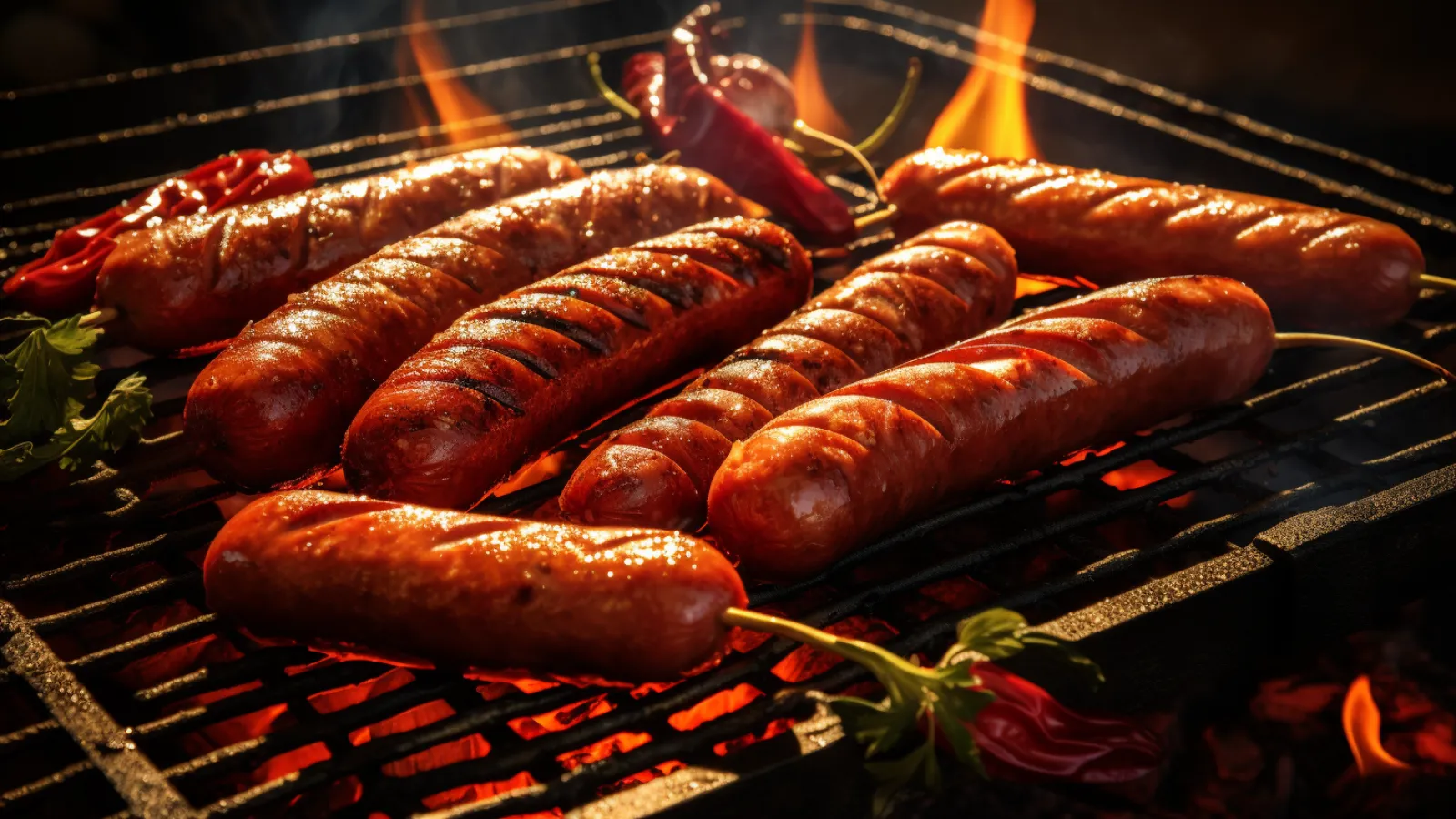 illustration for sausage