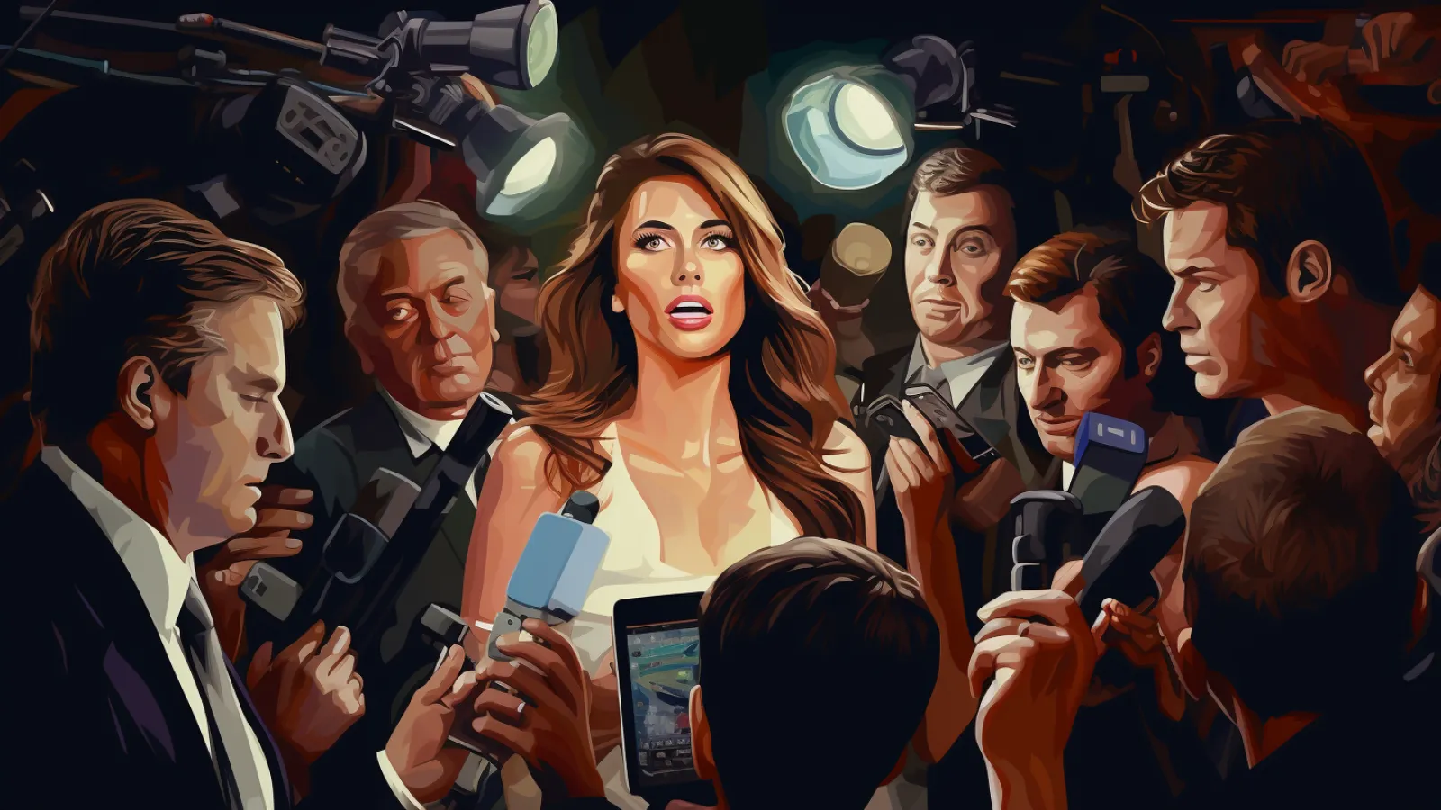 illustration for scandal