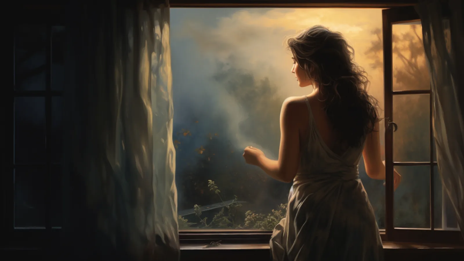 illustration for window