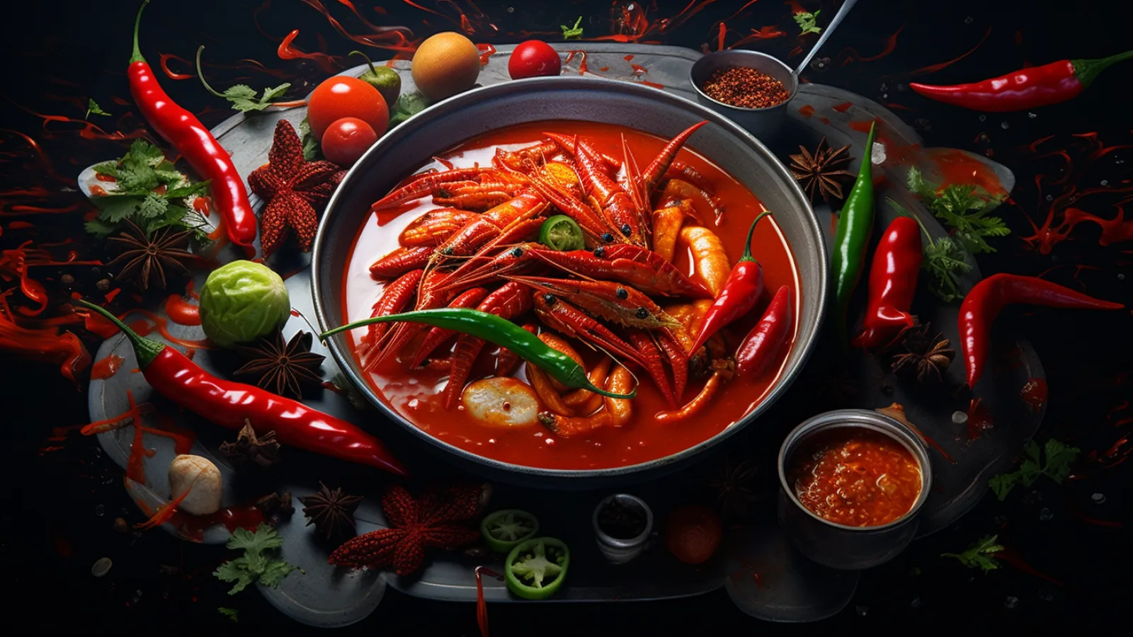illustration for spicy