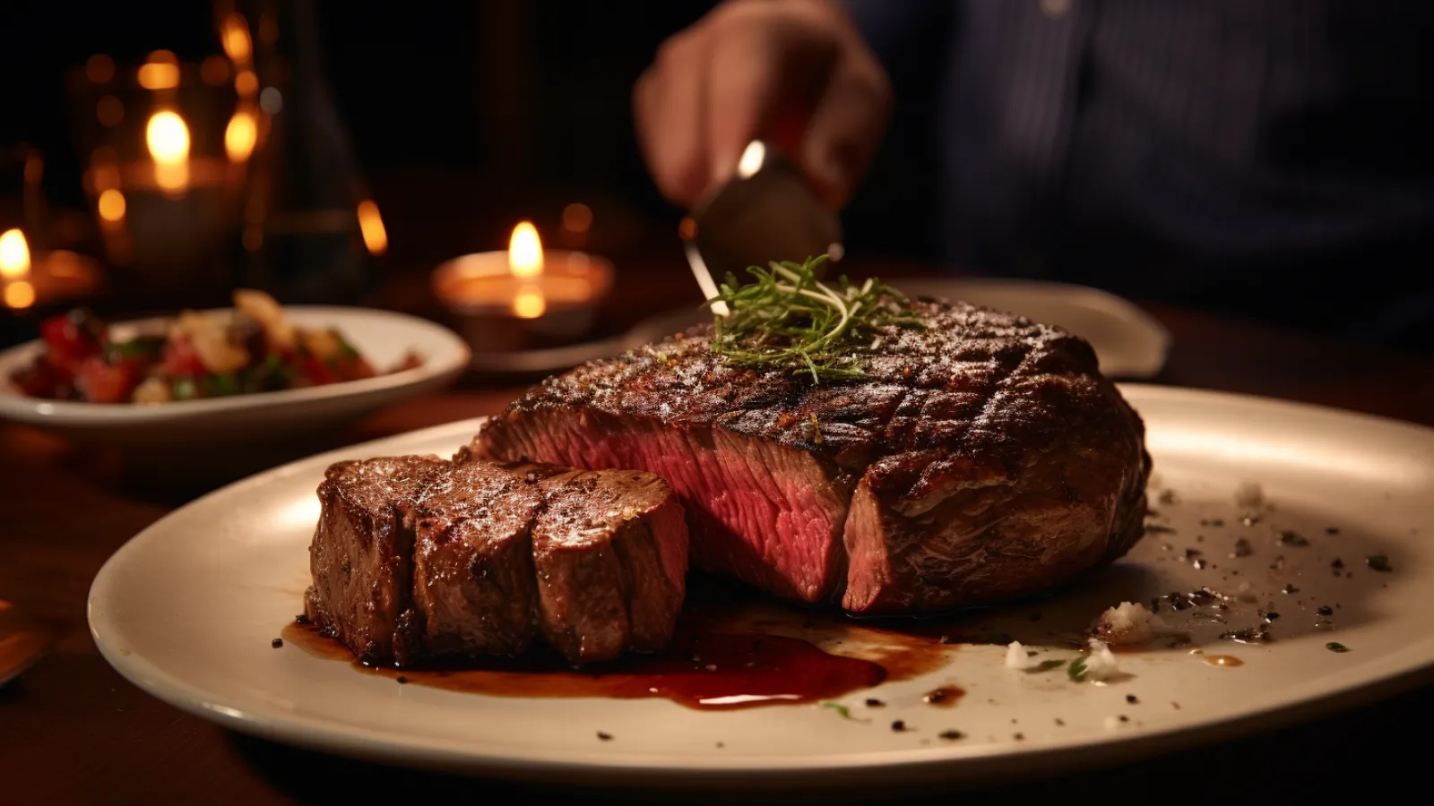 illustration for steak