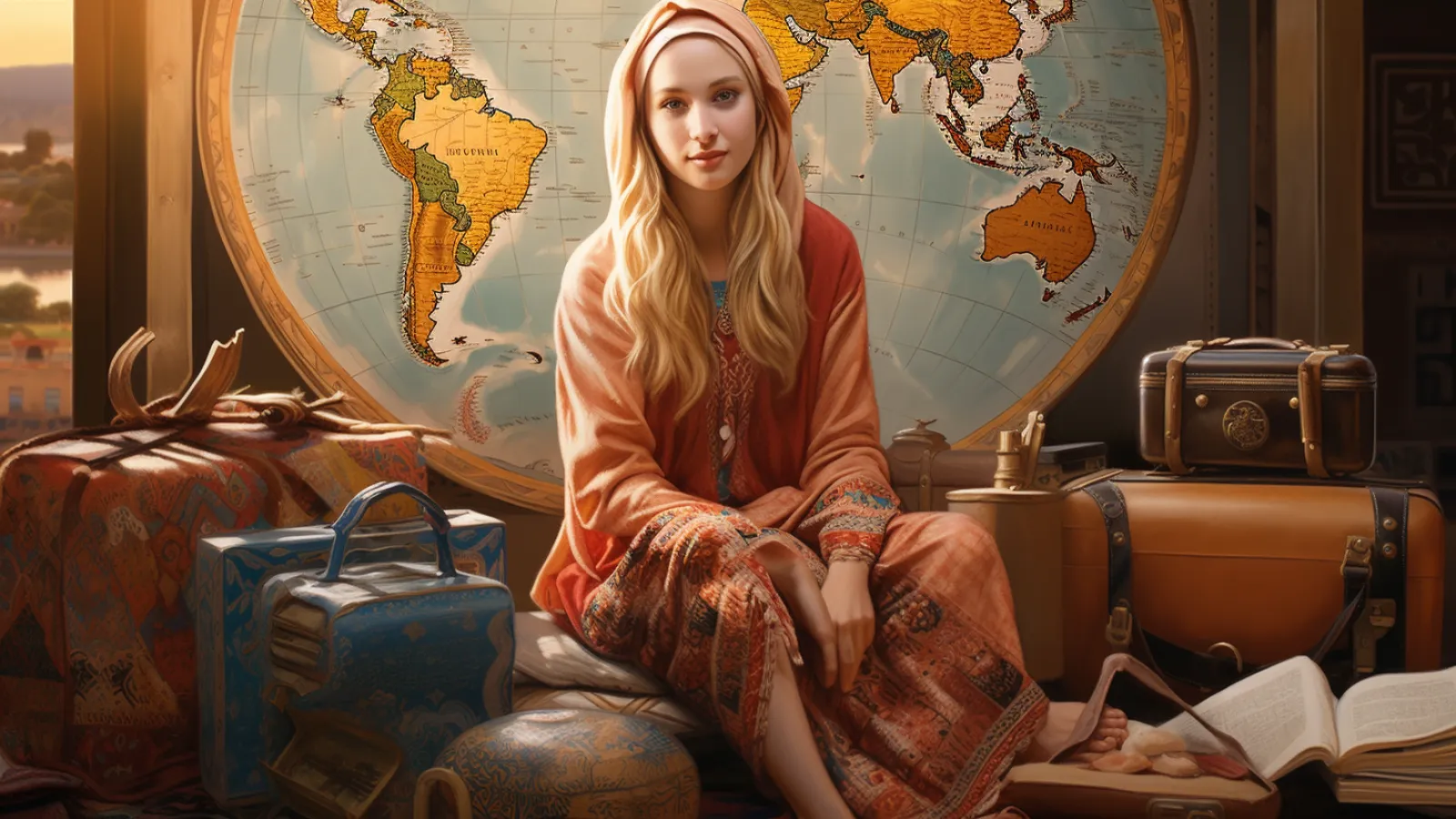 illustration for abroad