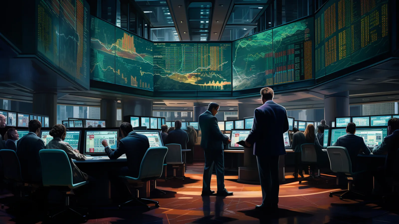 illustration for stock exchange