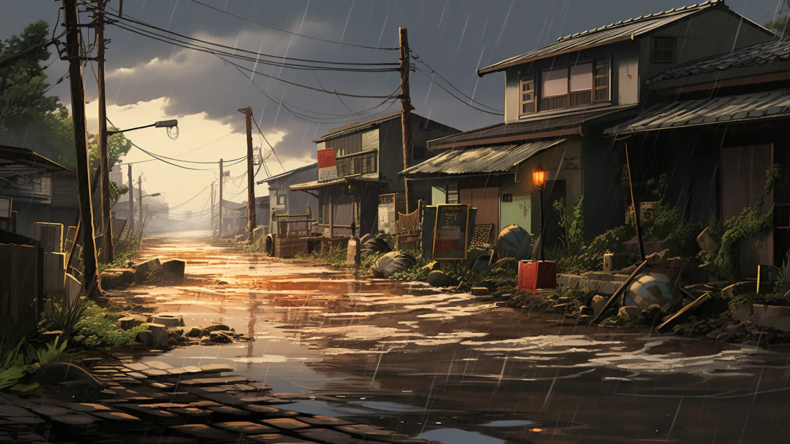 illustration for storm