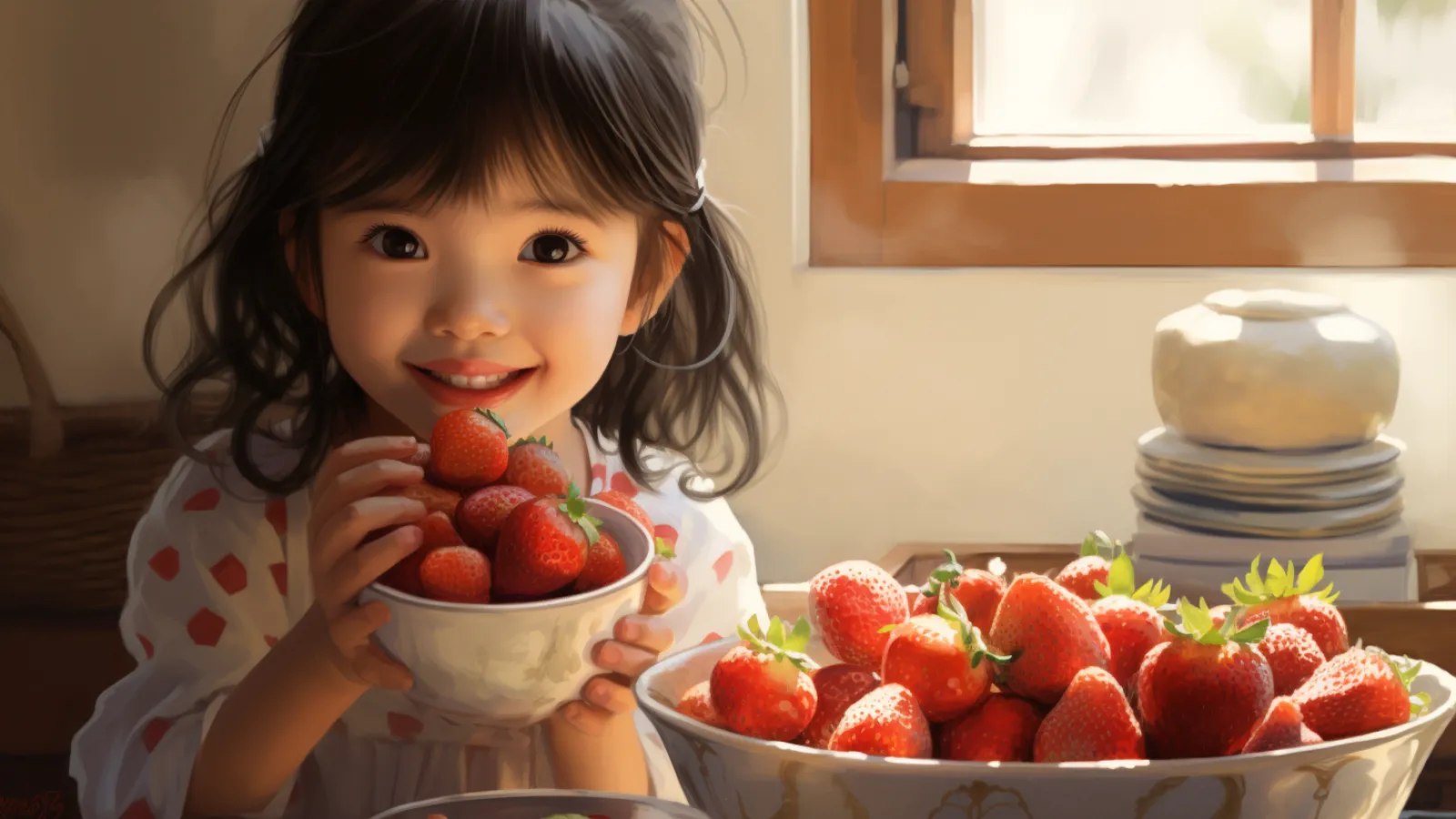 illustration for strawberry