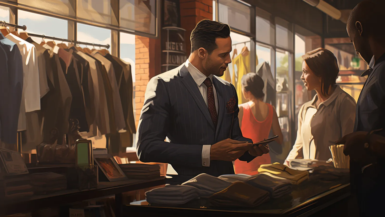 illustration for successful