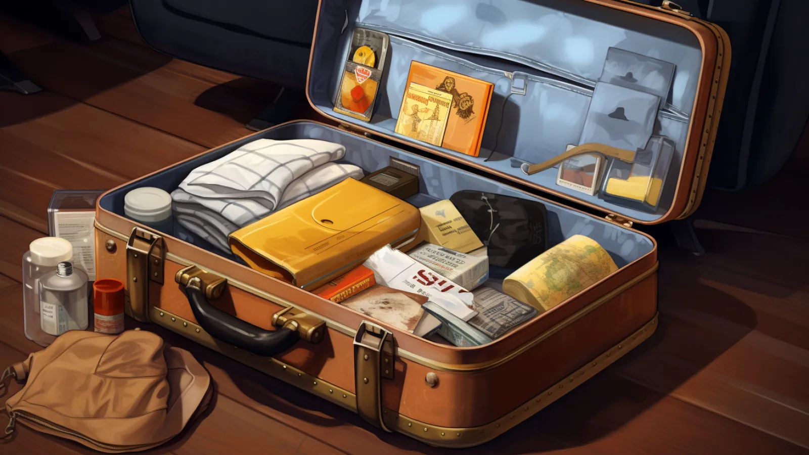 illustration for suitcase