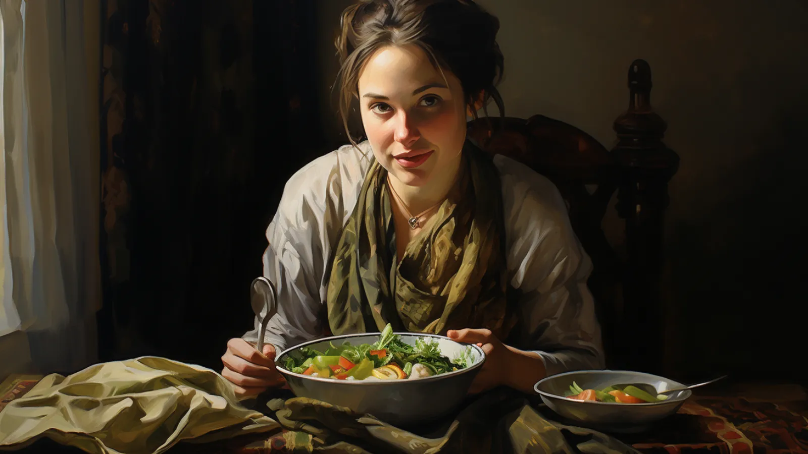 illustration for supper