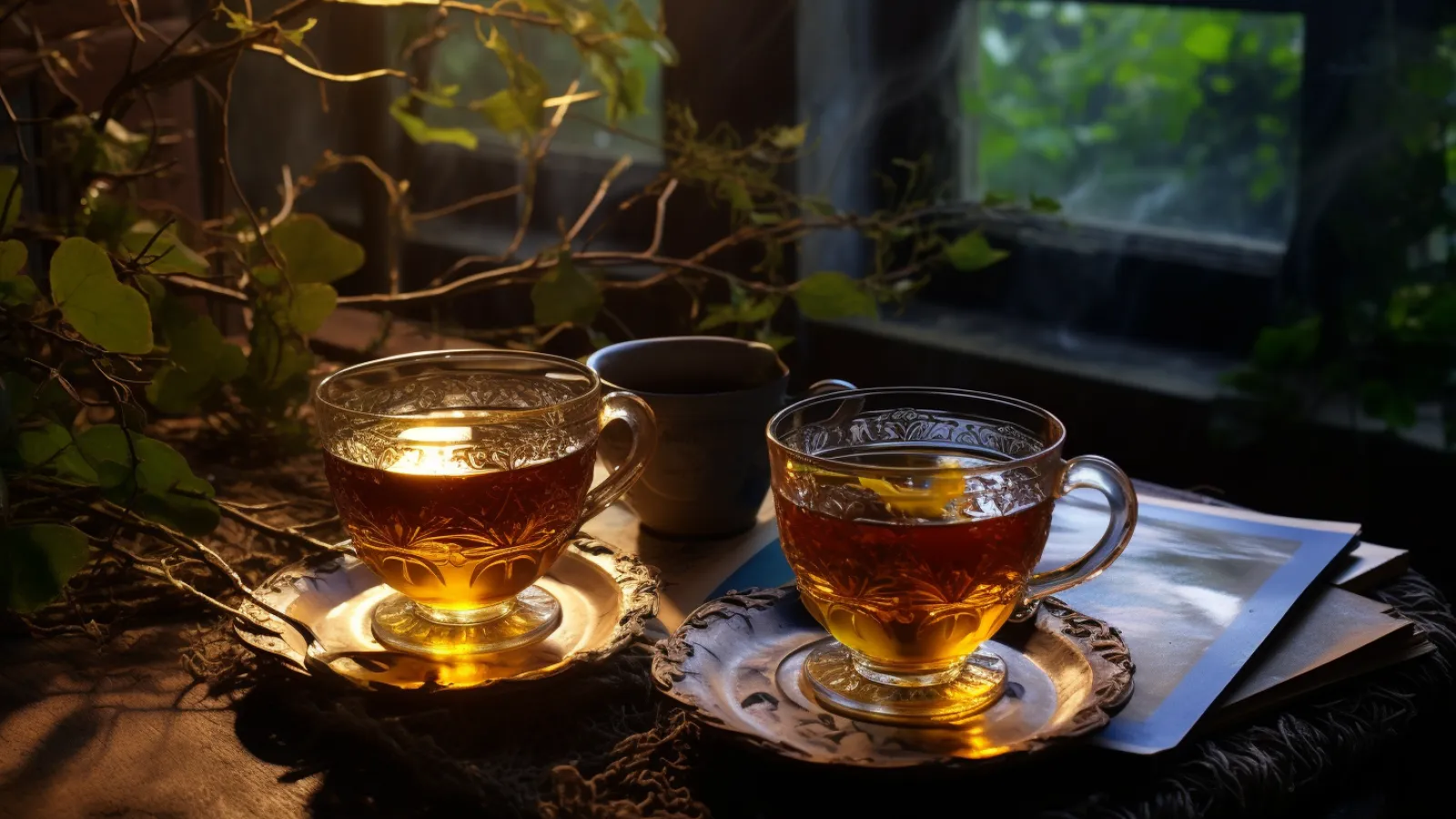 illustration for tea