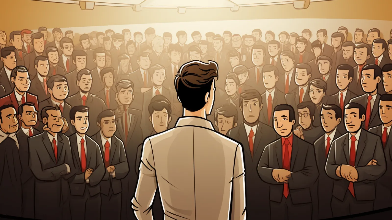 illustration for takeover