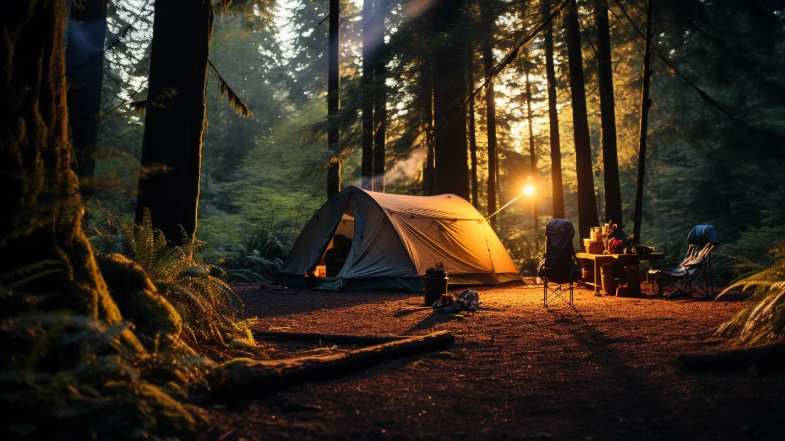 illustration for tent.
