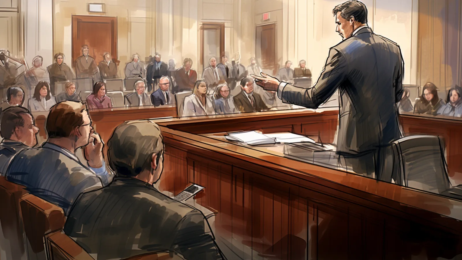 illustration for testify