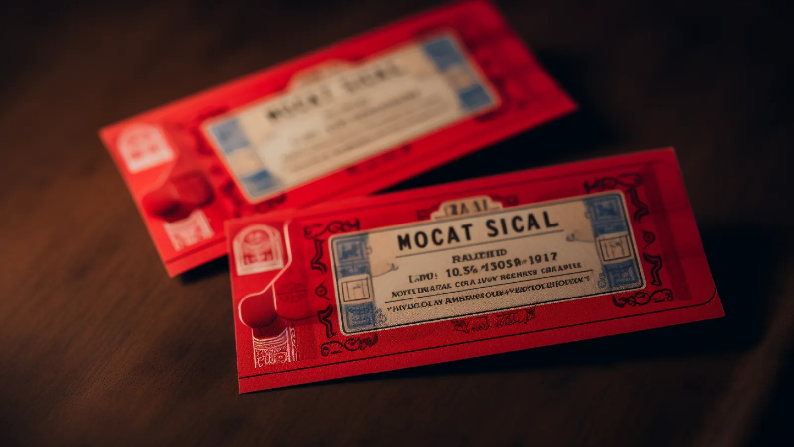 illustration for ticket