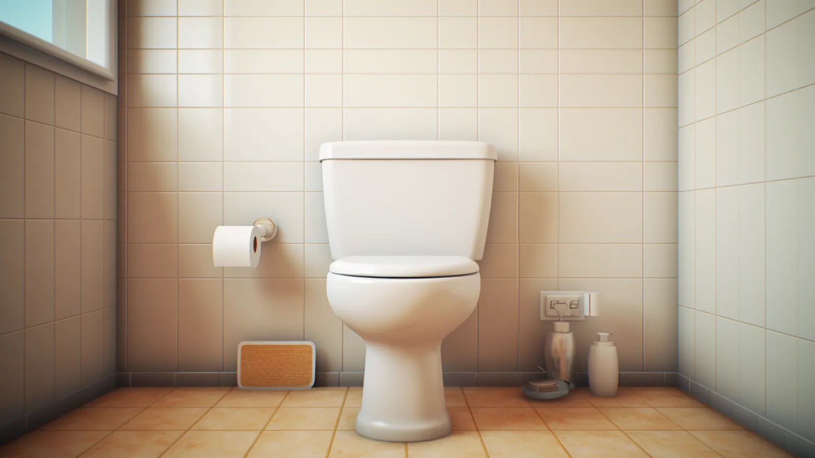 illustration for toilet