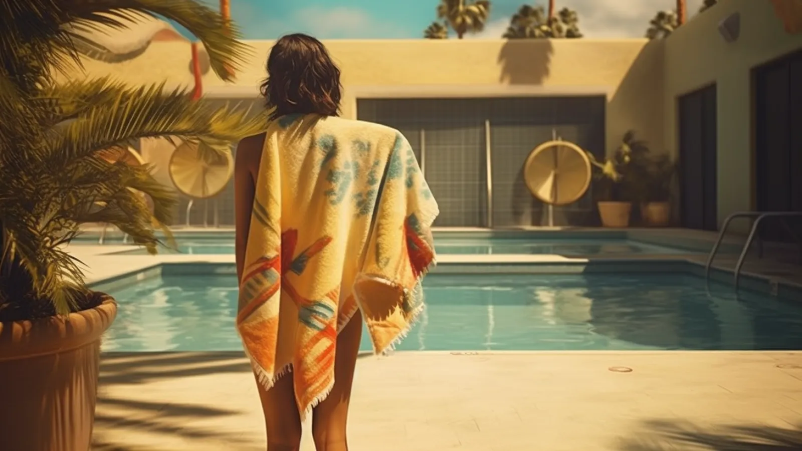 illustration for towel