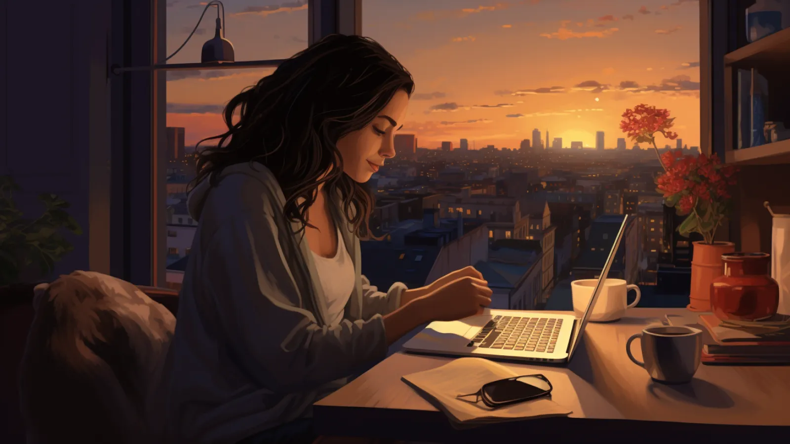 illustration for trend