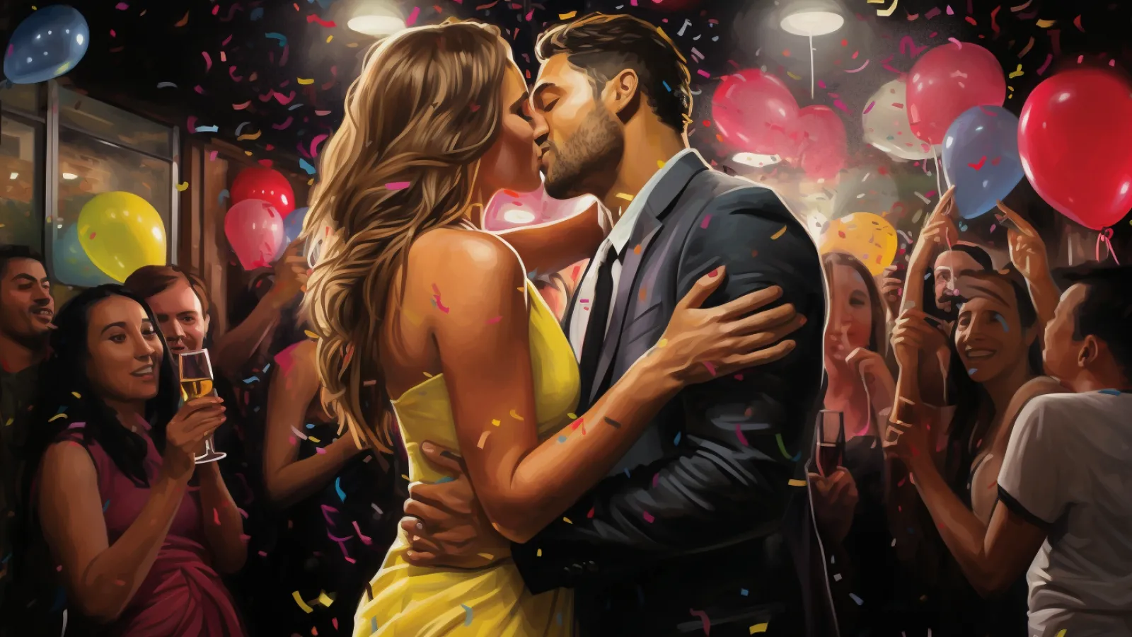 illustration for french kiss