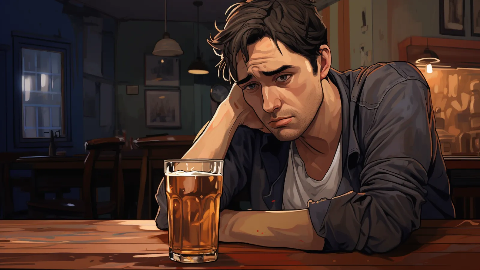 illustration for get over someone or something