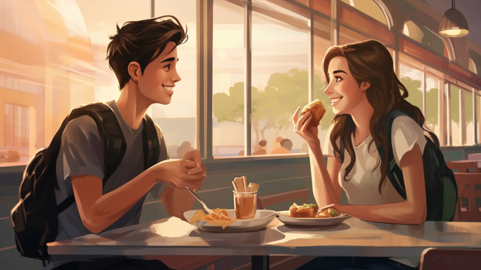 illustration for strike up a conversation