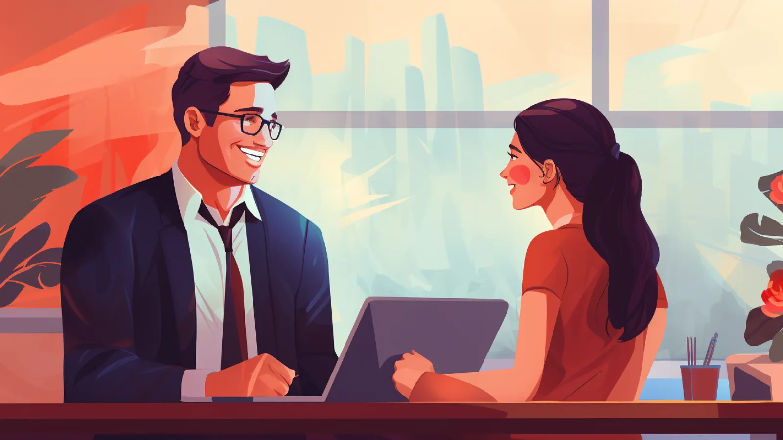 illustration for grab a drink