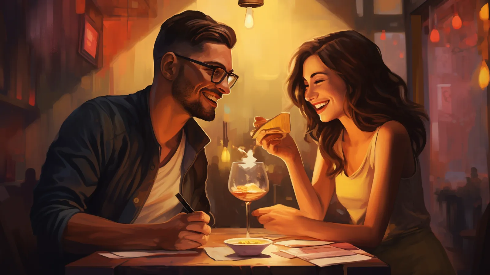 illustration for hit it off