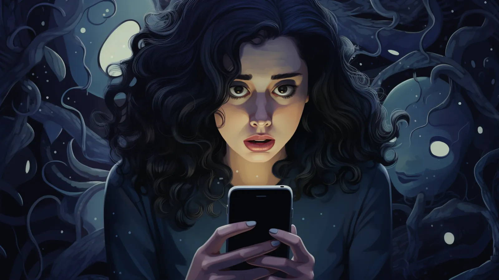 illustration for catfishing