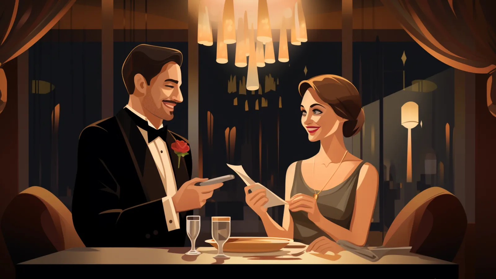 illustration for foot the bill