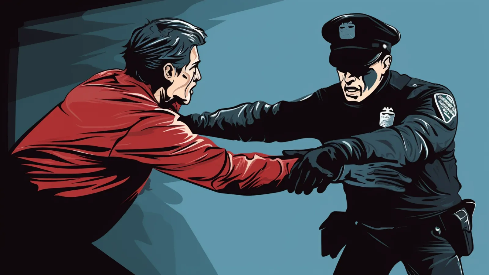illustration for busted