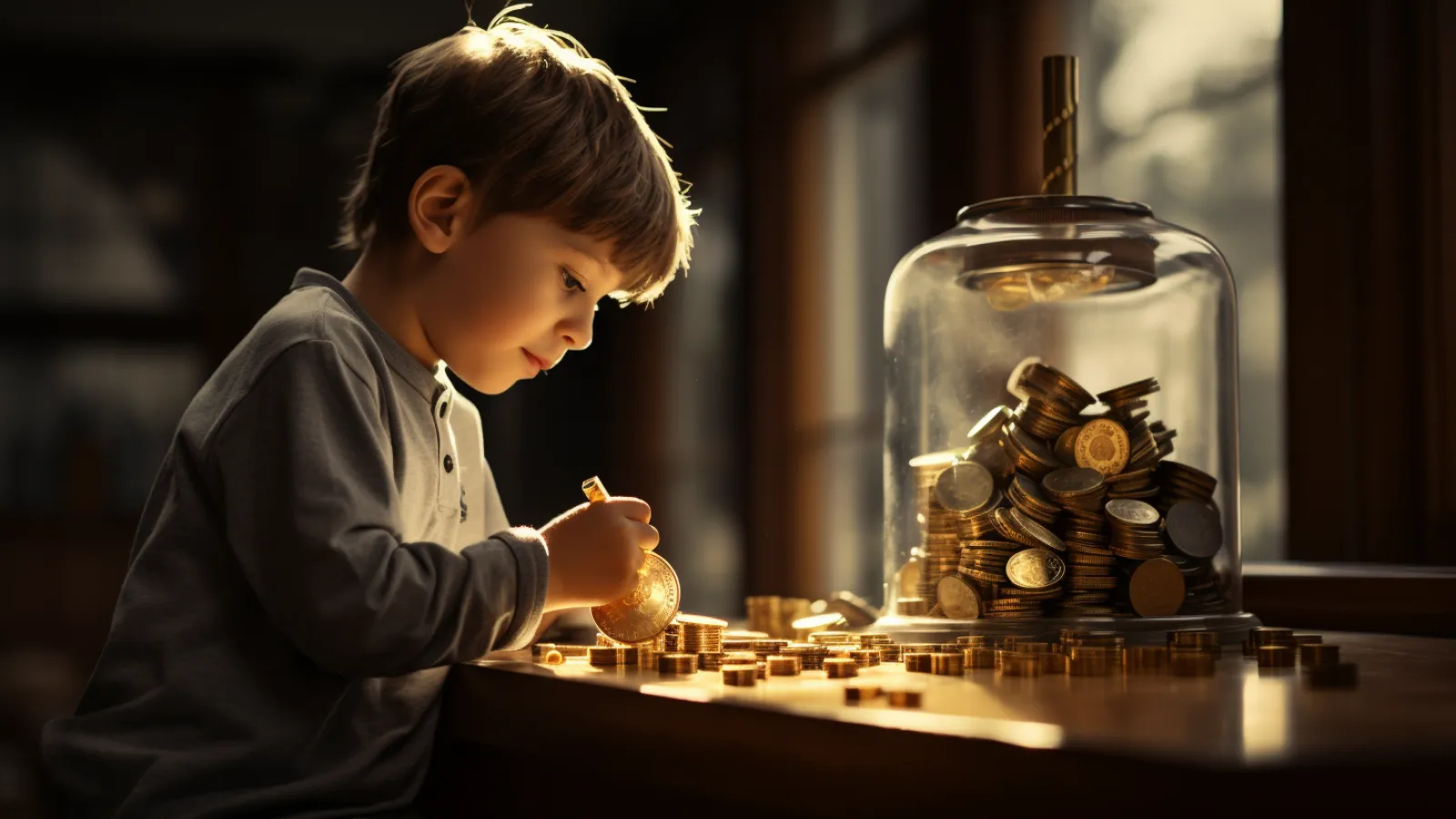 illustration for chunk of change