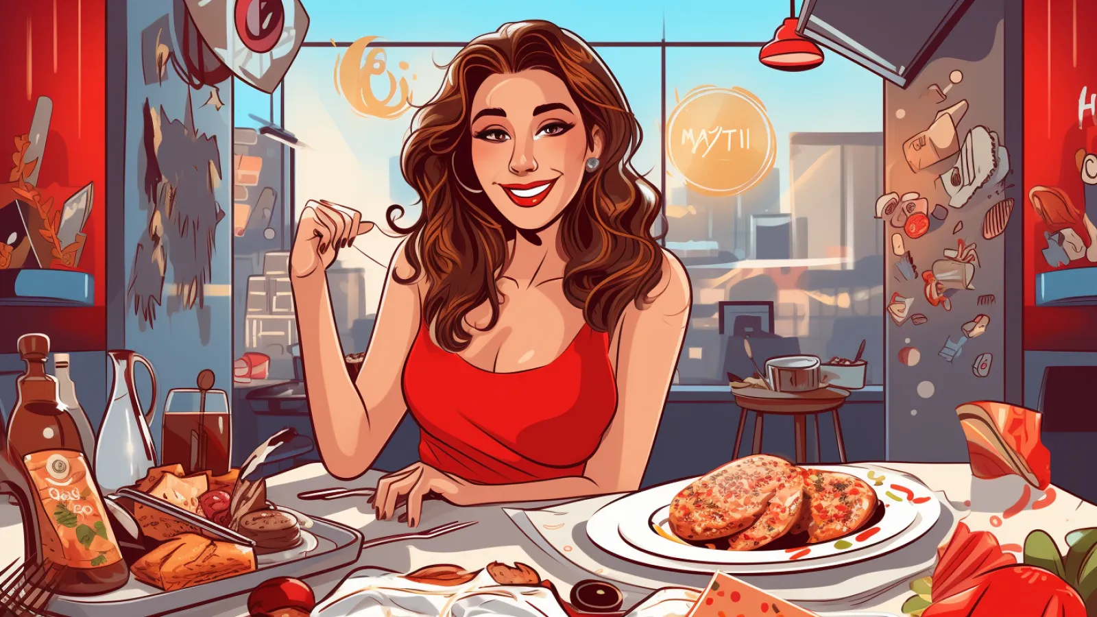illustration for foodie