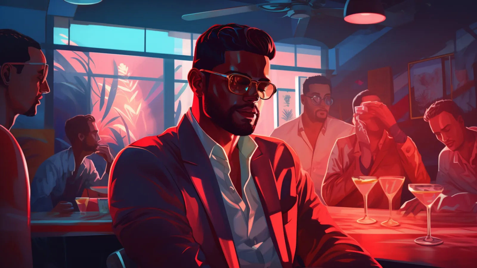 illustration for gangsta / gangster