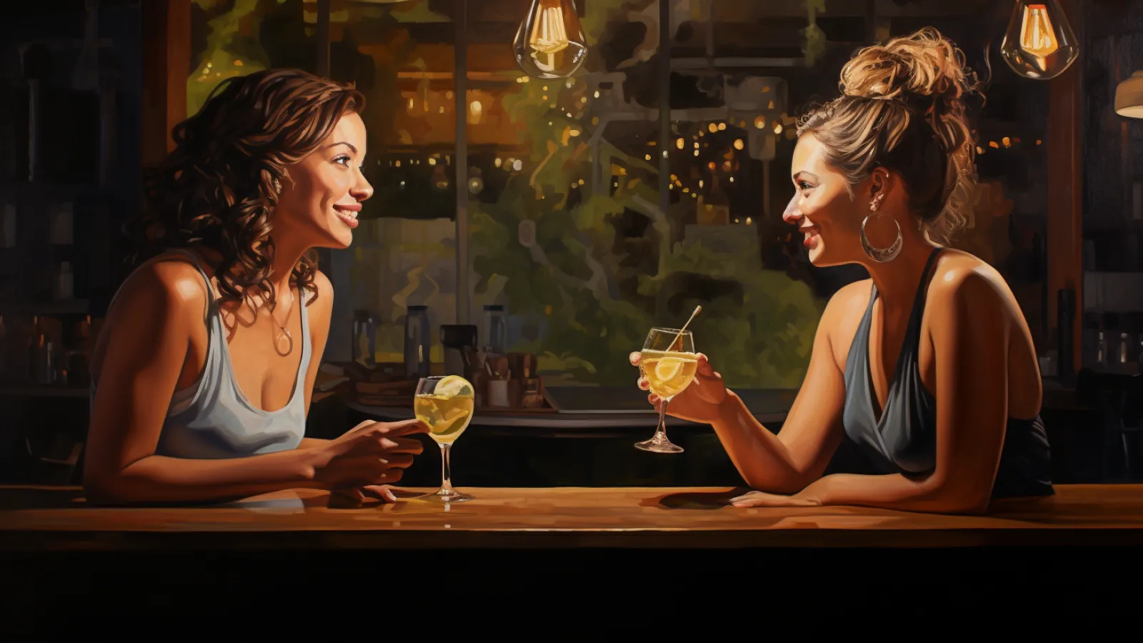 illustration for happy hour