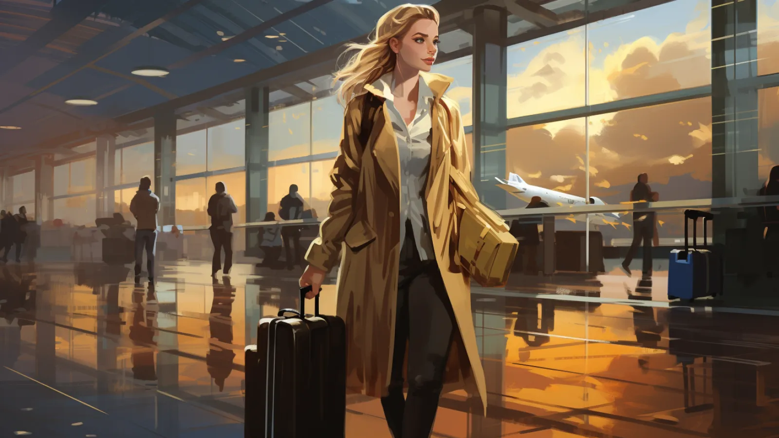 illustration for arrive