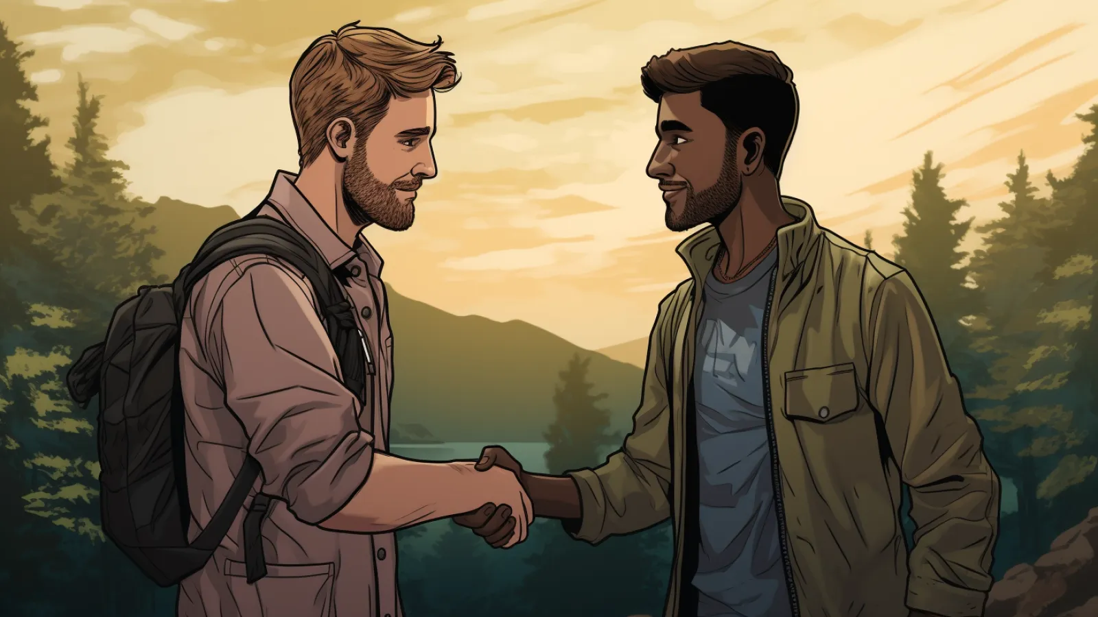 illustration for mate