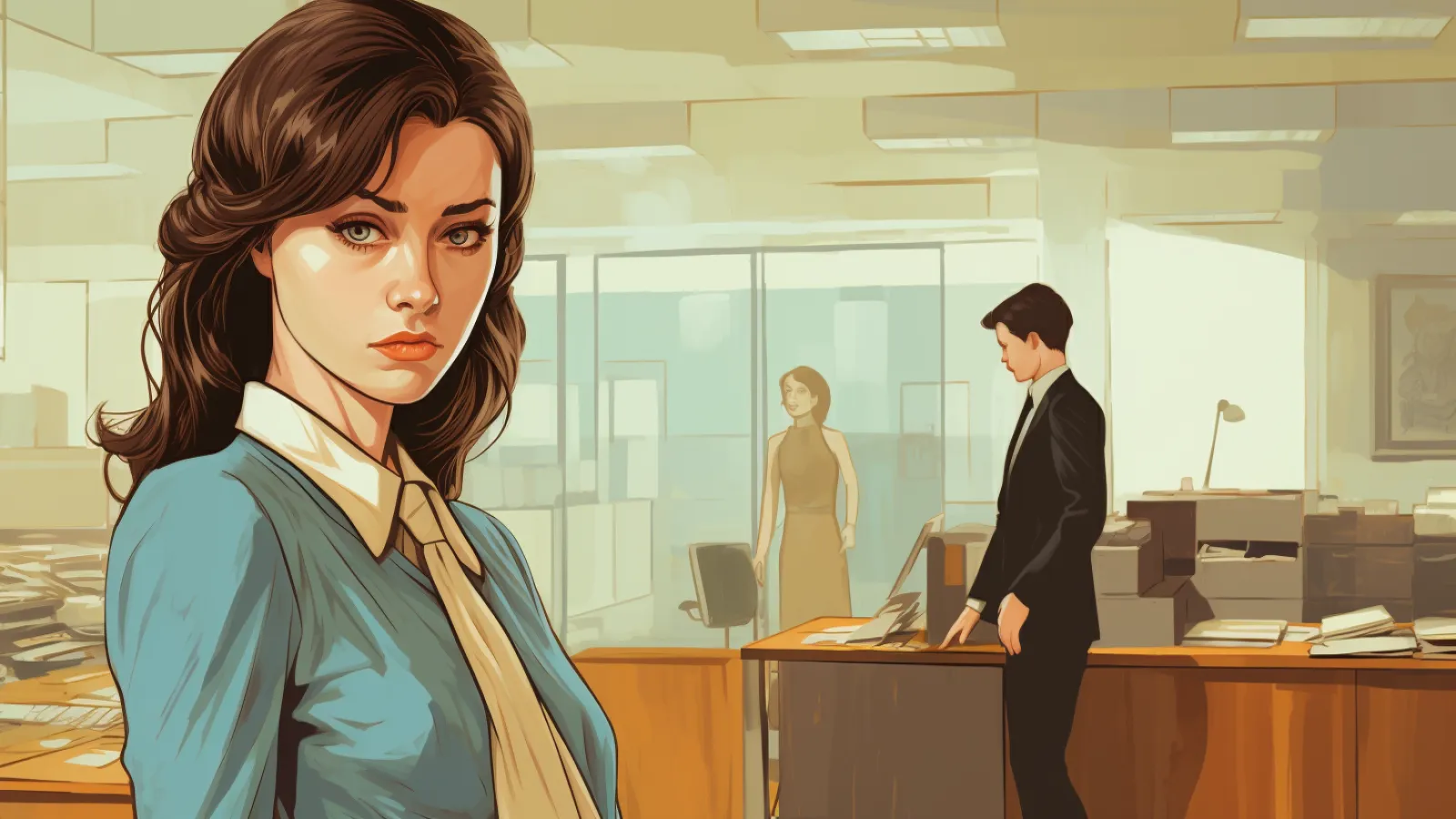 illustration for stink eye